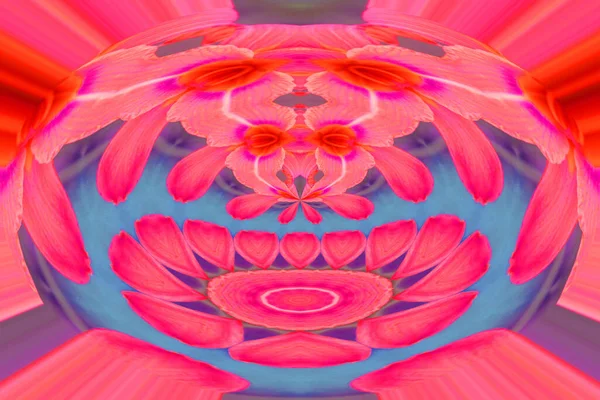 Kleurrijke Abstracte Achtergrond Fantasie Mandala Concept — Stockfoto