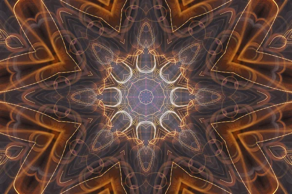 Kleurrijke Abstracte Achtergrond Fantasie Mandala Concept — Stockfoto