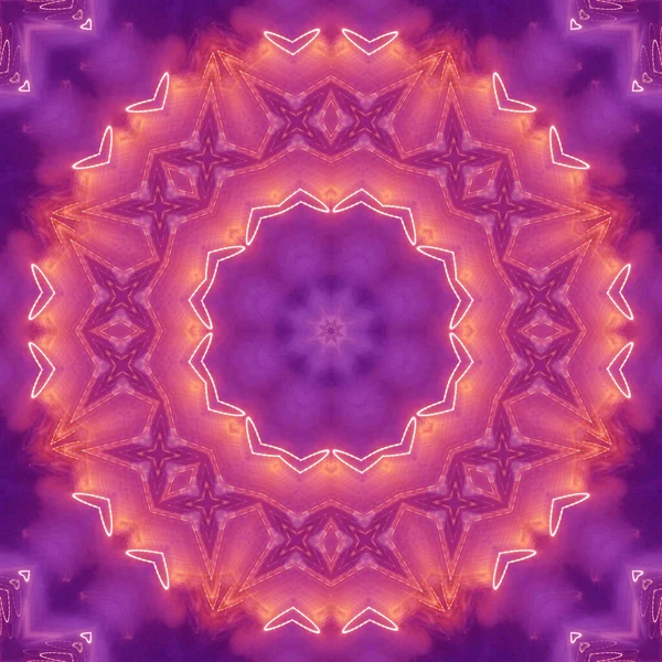 Kleurrijke Abstracte Achtergrond Fantasie Mandala Concept — Stockfoto