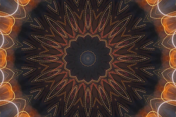 Kleurrijke Abstracte Achtergrond Fantasie Mandala Concept — Stockfoto