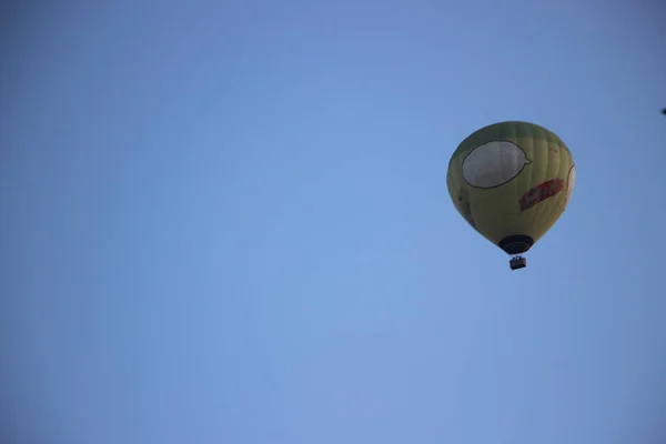 Hőlégballon Kilátás Égen — Stock Fotó