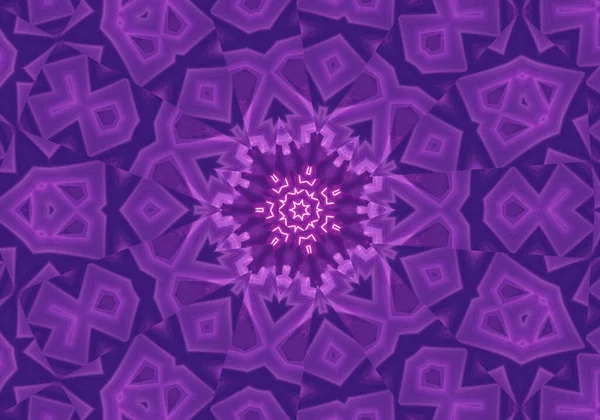 Kleurrijke Abstracte Achtergrond Fantasie Mandala Concept — Stockfoto