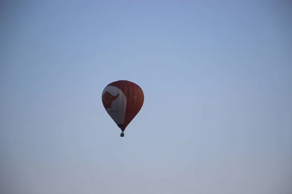 Hőlégballon Kilátás Égen — Stock Fotó