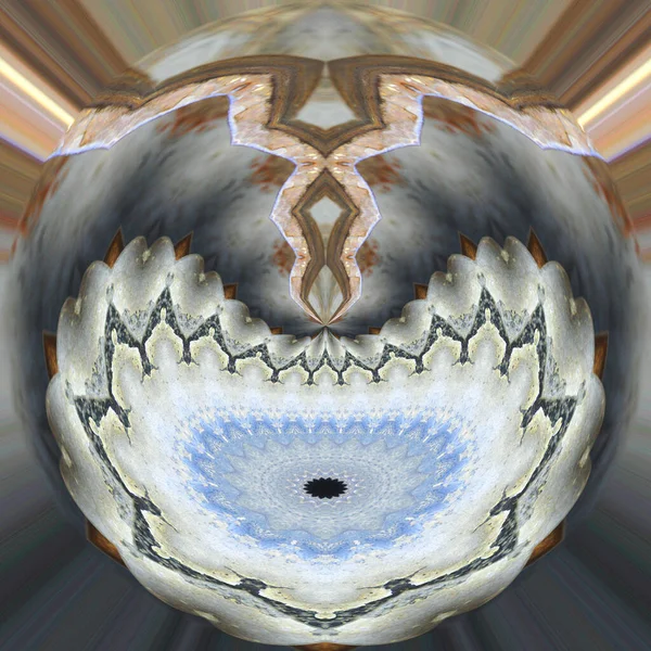 Абстрактная Калейдоскопическая Форма Мистического Эзотерического Фона — стоковое фото