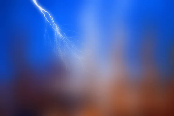 Thunder Lightning Storm Concept Background — Stock Photo, Image