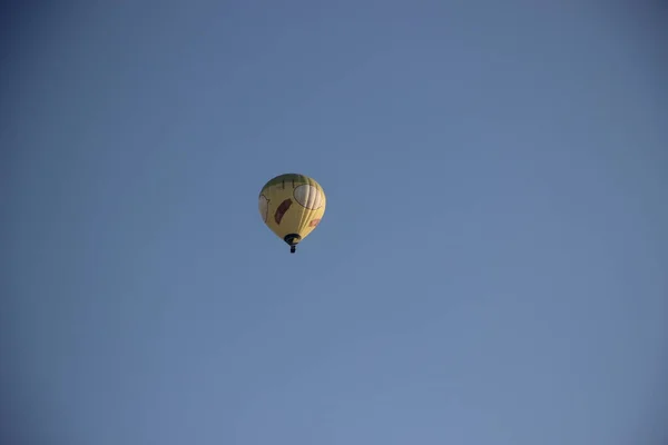 Hőlégballon Kilátás Égen — Stock Fotó