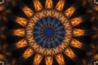 Renkli soyut arka plan. Fantezi mandala konsepti