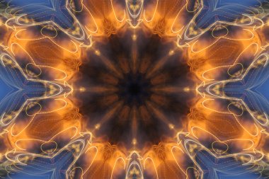 Renkli soyut arka plan. Fantezi mandala konsepti