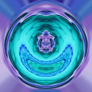 soyut kaleydoskopik şekil gizemli arkaplan 