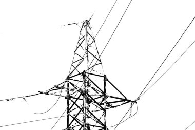 şehir kavramı, elektrik hattı arkaplan görüntüsü  