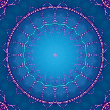 Renkli soyut arka plan. Fantezi mandala konsepti