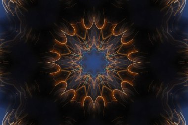 Renkli soyut arka plan. Fantezi mandala konsepti