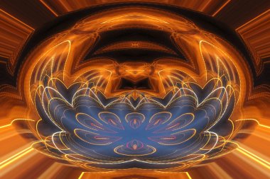 Renkli soyut arka plan. Fantezi mandala konsepti