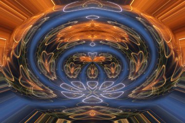 Renkli soyut arka plan. Fantezi mandala konsepti