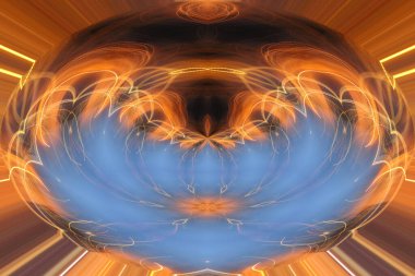 Renkli soyut arka plan. Fantezi mandala konsepti