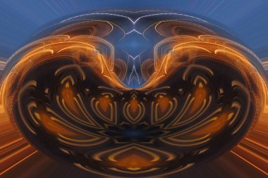 Renkli soyut arka plan. Fantezi mandala konsepti