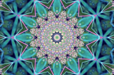 Renkli soyut arka plan. Fantezi mandala konsepti