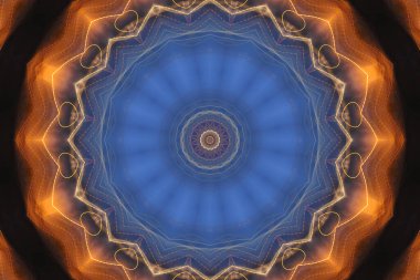 Renkli soyut arka plan. Fantezi mandala konsepti