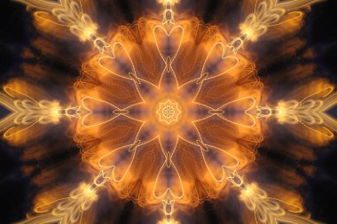 Renkli soyut arka plan. Fantezi mandala konsepti