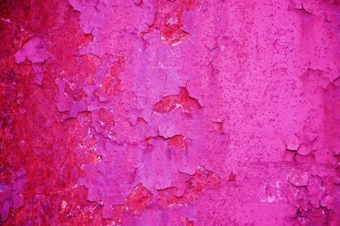 Paslanmış eski boyanmış doku arkaplanı.