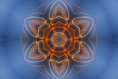 Renkli soyut arka plan. Fantezi mandala konsepti