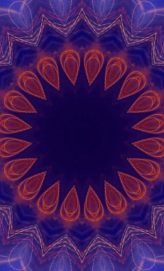 Renkli soyut arka plan. Fantezi mandala konsepti