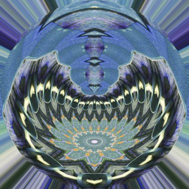 soyut kaleydoskopik şekil gizemli arkaplan 