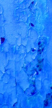 Çatlak mavi bir duvarın arka plan dokusu