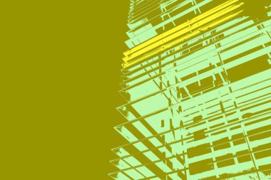 Sarı tonlarda soyut kentsel arkaplan 