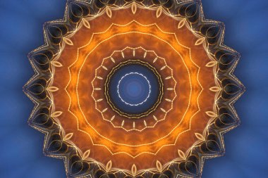 Renkli soyut arka plan. Fantezi mandala konsepti