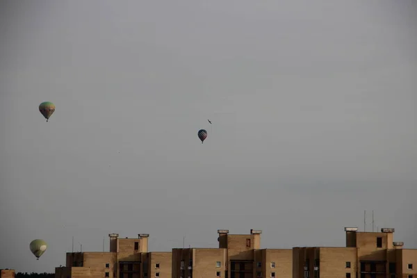 Globos Aire Caliente Vista Cielo —  Fotos de Stock