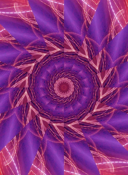 Kleurrijke Abstracte Achtergrond Fantasie Mandala Concept — Stockfoto