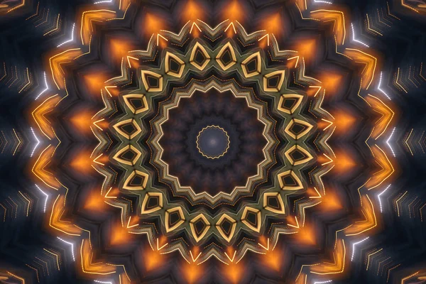 Kleurrijke Abstracte Achtergrond Fantasie Mandala Concept — Stockfoto