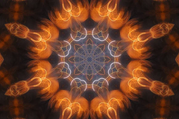 Renkli soyut arka plan. Fantezi mandala konsepti