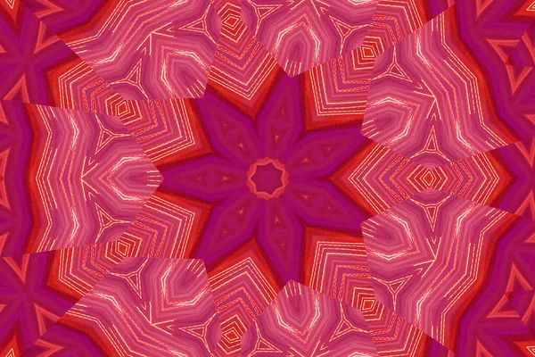 Fond Abstrait Coloré Concept Mandala Fantastique — Photo