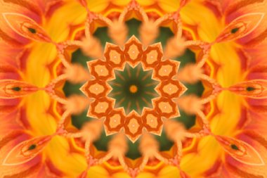 Renkli soyut arka plan. Fantezi mandala konsepti