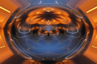 Renkli soyut arka plan. Fantezi mandala konsepti