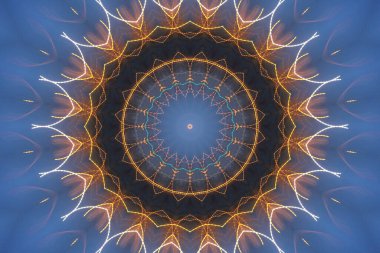 Renkli soyut arka plan. Fantezi mandala konsepti