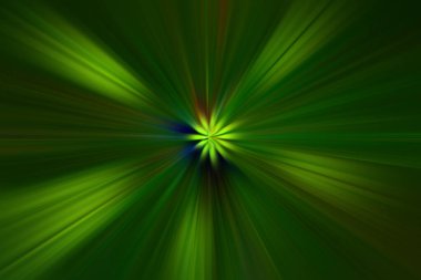 Dinamik ışık huzmeleri. Uzayda bir parlama perspektife giriyor