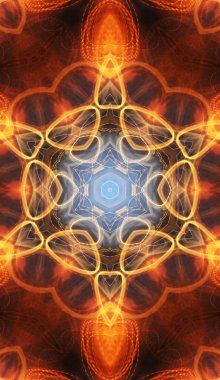 Renkli soyut arka plan. Fantezi mandala konsepti