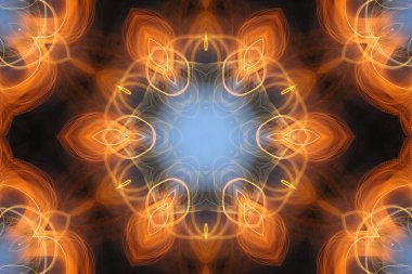 Renkli soyut arka plan. Fantezi mandala konsepti