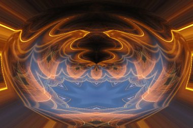 Renkli soyut arka plan. Fantezi mandala konsepti