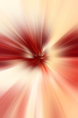 Dinamik ışık huzmeleri. Uzayda bir parlama perspektife giriyor