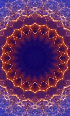 Renkli soyut arka plan. Fantezi mandala konsepti