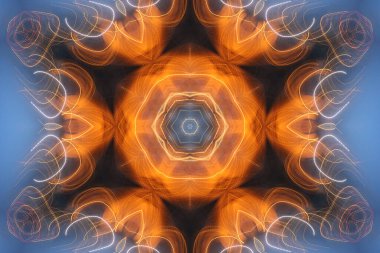 Renkli soyut arka plan. Fantezi mandala konsepti