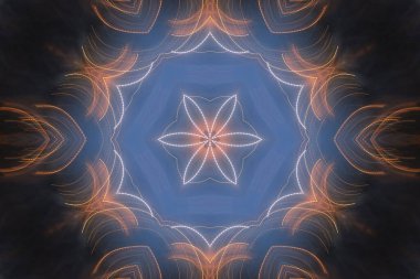 Renkli soyut arka plan. Fantezi mandala konsepti