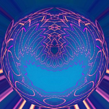 Renkli soyut arka plan. Fantezi mandala konsepti