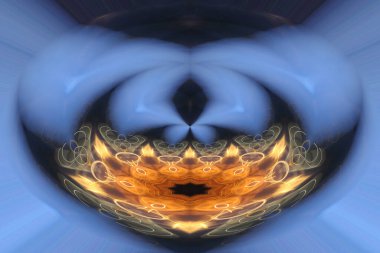 Renkli soyut arka plan. Fantezi mandala konsepti