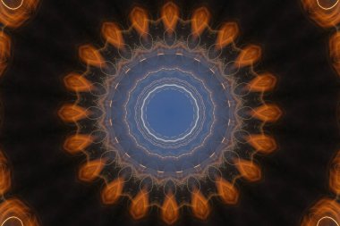 Renkli soyut arka plan. Fantezi mandala konsepti