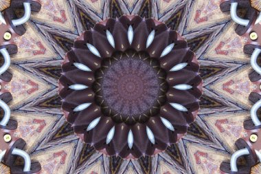 Renkli soyut arka plan. Fantezi mandala konsepti